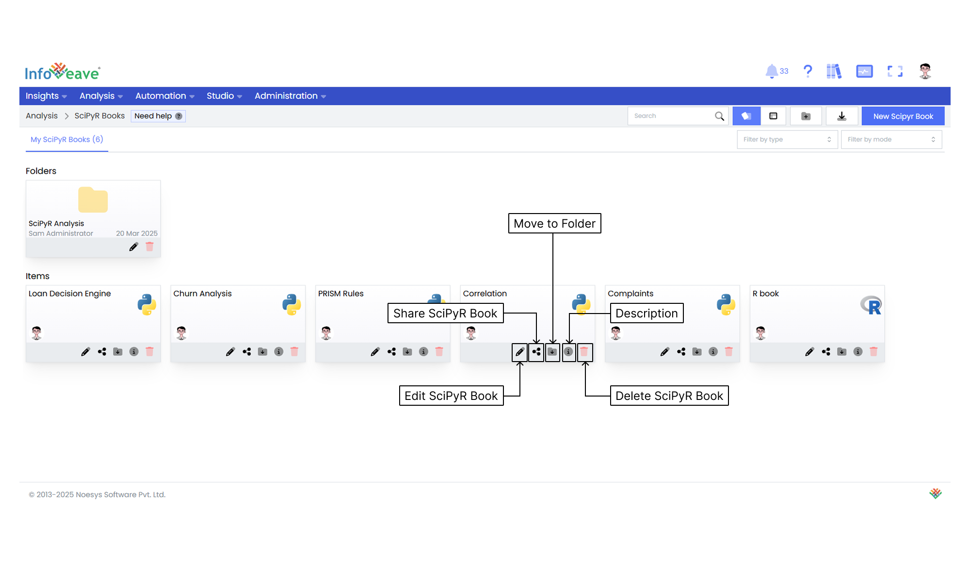 manage scipyr