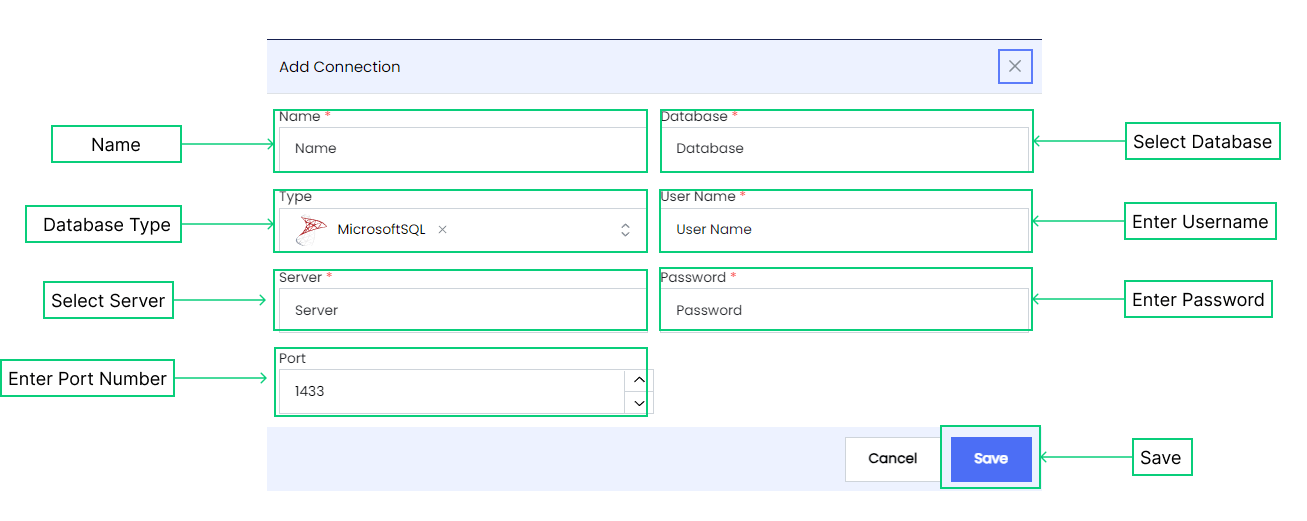 New Database Connection