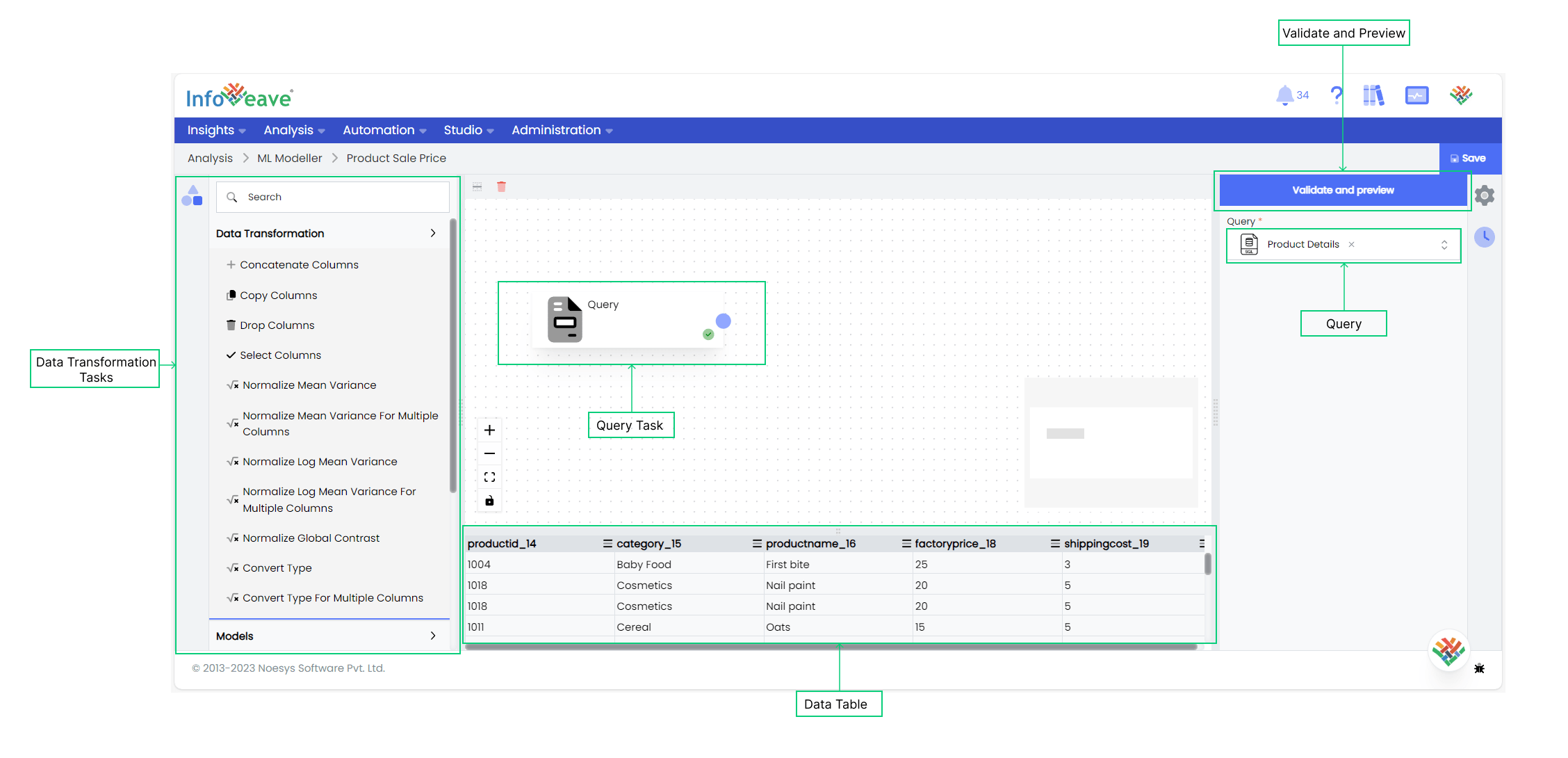 Preview and Validate