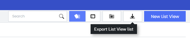 export list view